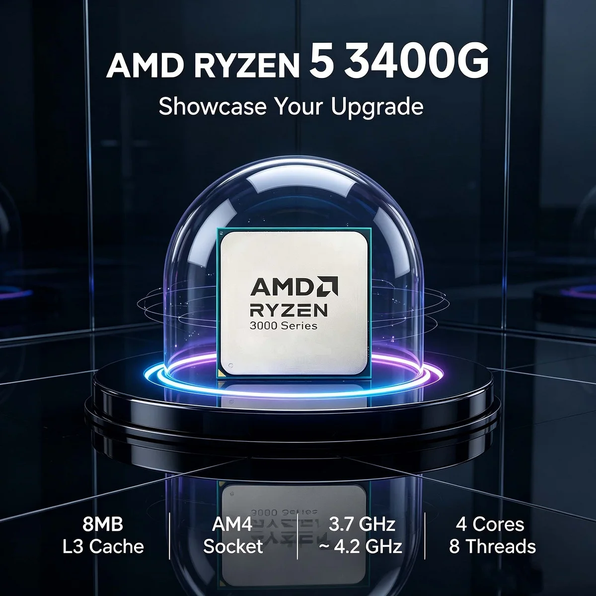 Pc Gaming Ryzen 5 - Procesor AMD Ryzen 5 3400G R5