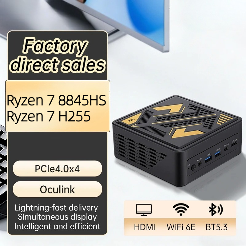 Pc Gaming Ryzen - Mini PC dla graczy, Gamingowy Mini