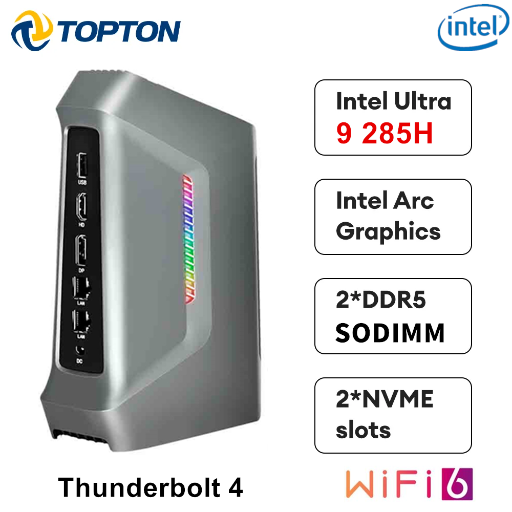 Pc Gaming Ryzen - Topton F12 AI Gaming Mini PC