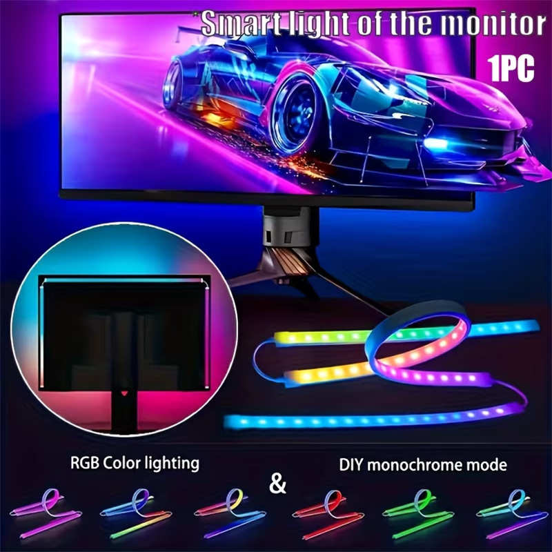 Pc Gaming Gaming - Taśma LED RGB do gier, podświetlenie