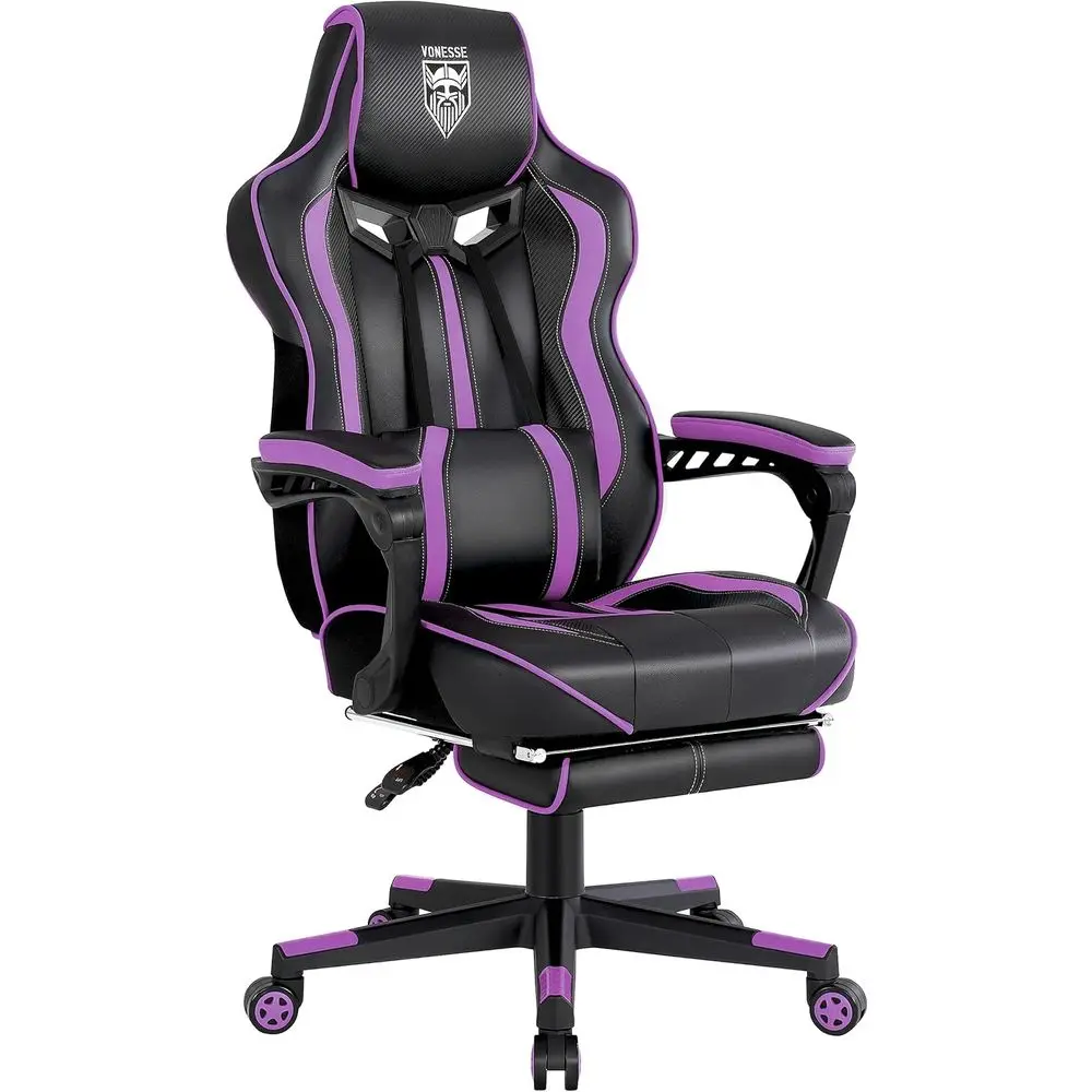 Pc Gaming Gaming - Ergonomiczne, rozkładane krzesło gamingowe dla dorosłych