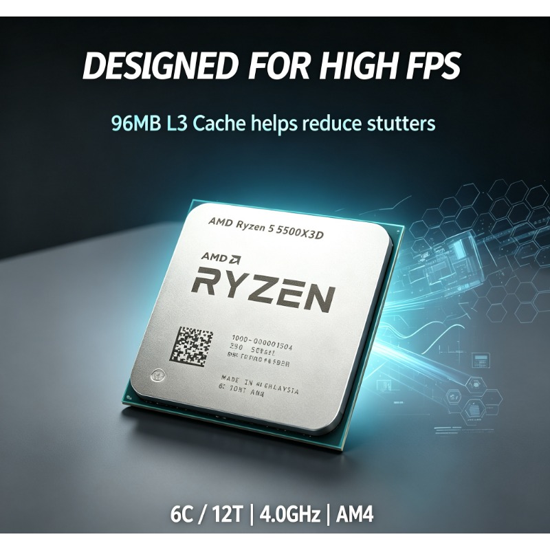 Pc Gaming Ryzen 5 - AMD Ryzen 5 5500X3D Procesor do
