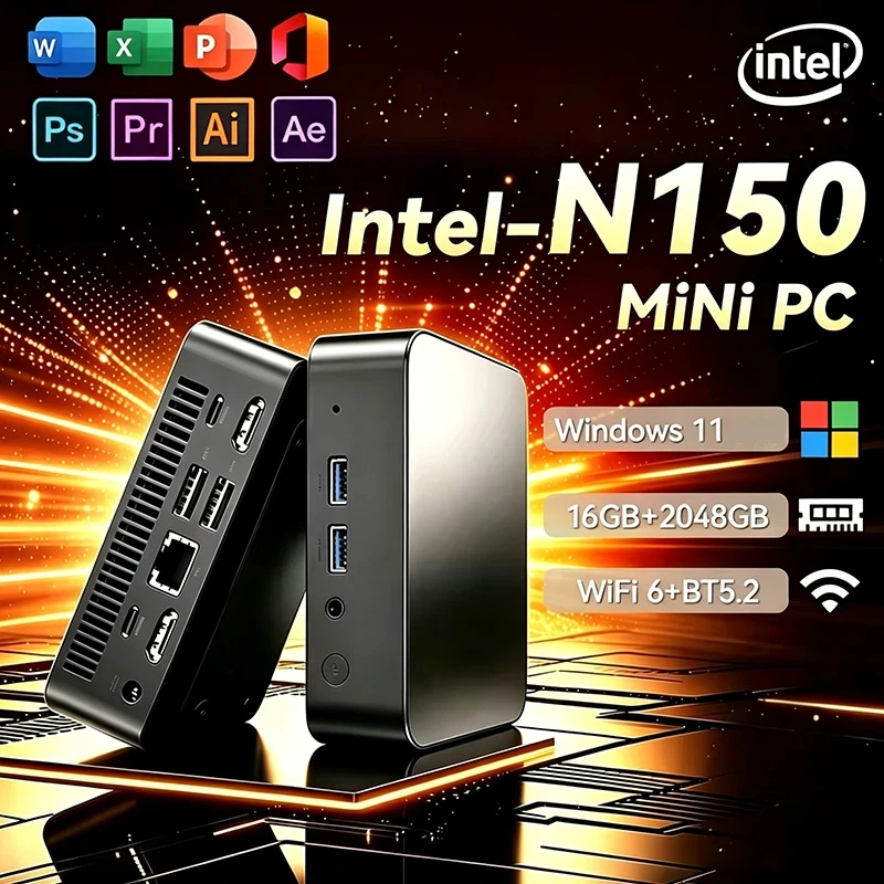 Pc Gaming Portable - NOWY Mini PC Windows 11 Intel