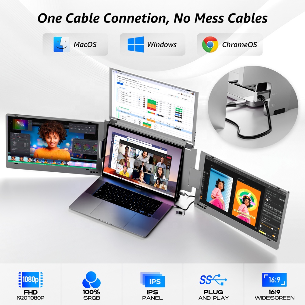 15,6-calowy ekran dodatkowy do – Pc Gaming Portable recenzja i cena