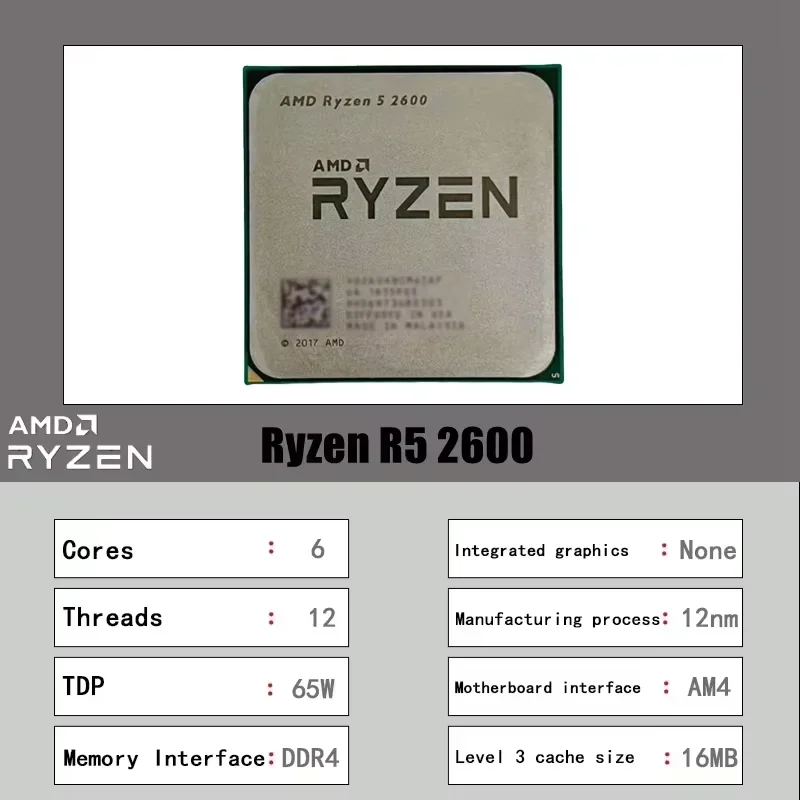 AMD Ryzen 5 2600 16MB L3 Cache – Pc Gaming Ryzen 5 recenzja i cena