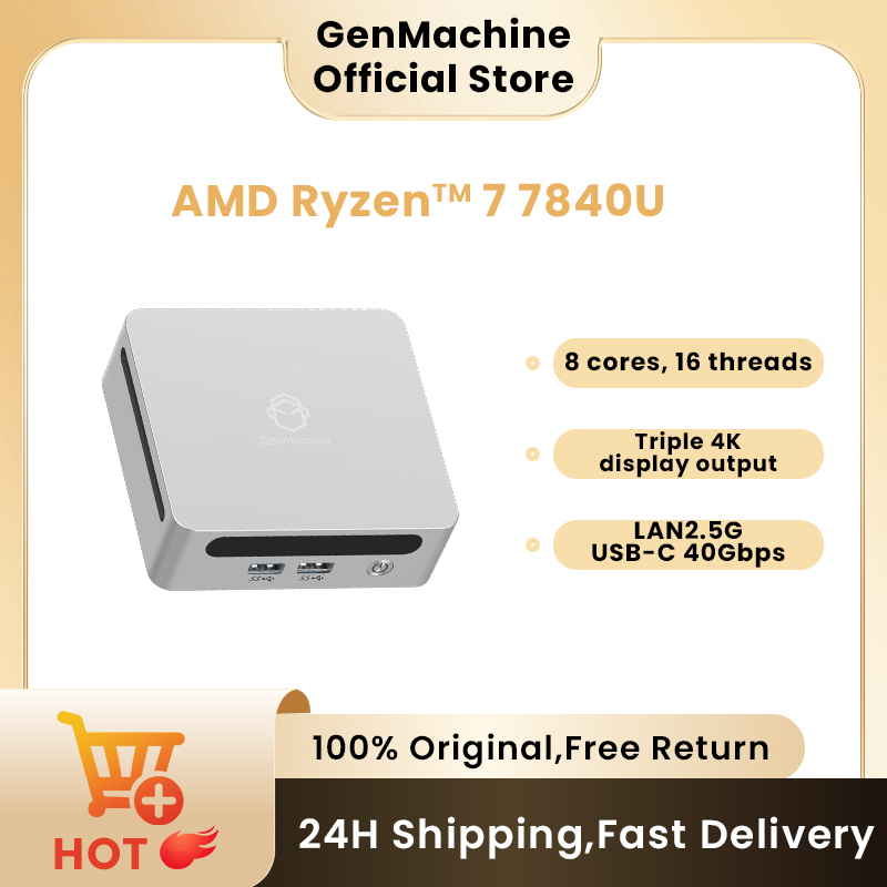 GenMachine Mini PC USB4 2.5G L – Pc Gaming Ryzen recenzja i cena