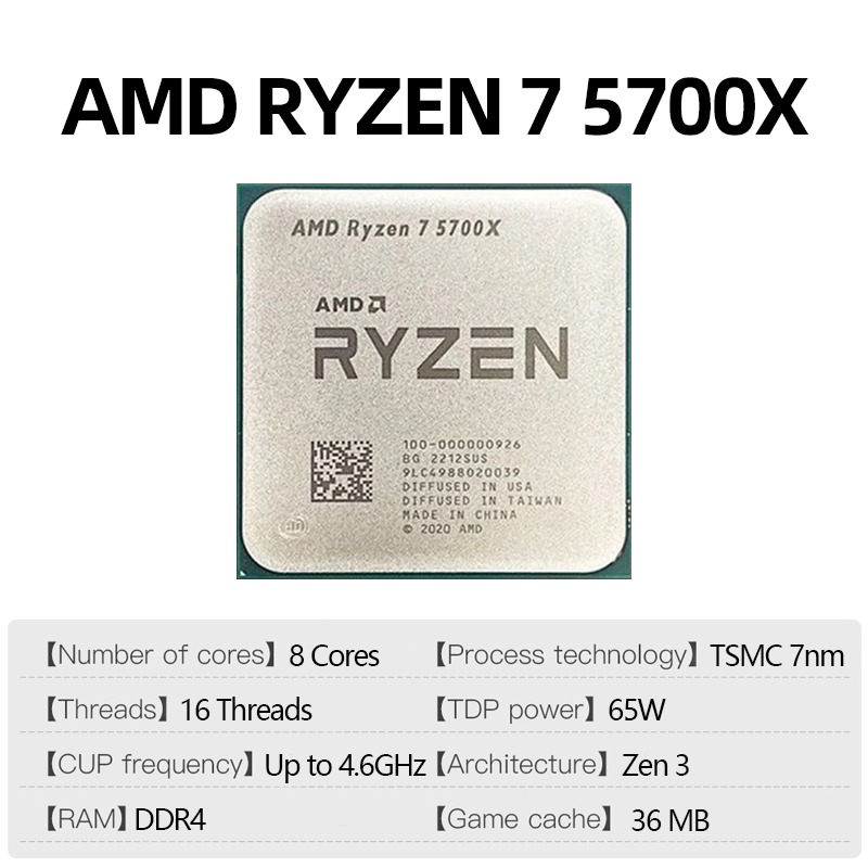 Procesor AMD Ryzen 7 5700X do  – Pc Gaming Ryzen recenzja i cena