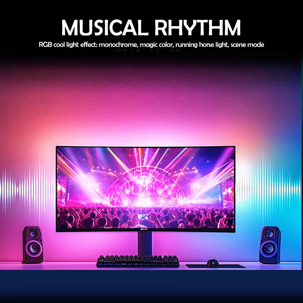 Taśma LED RGB do gier, podświe – Pc Gaming Gaming recenzja i cena