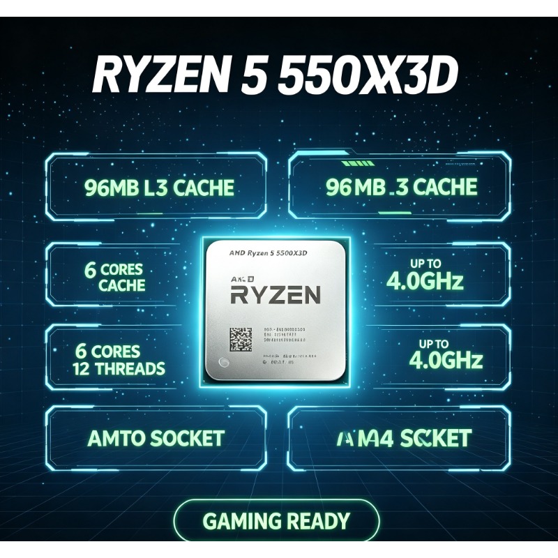 AMD Ryzen 5 5500X3D Procesor d – Pc Gaming Ryzen 5 recenzja i cena