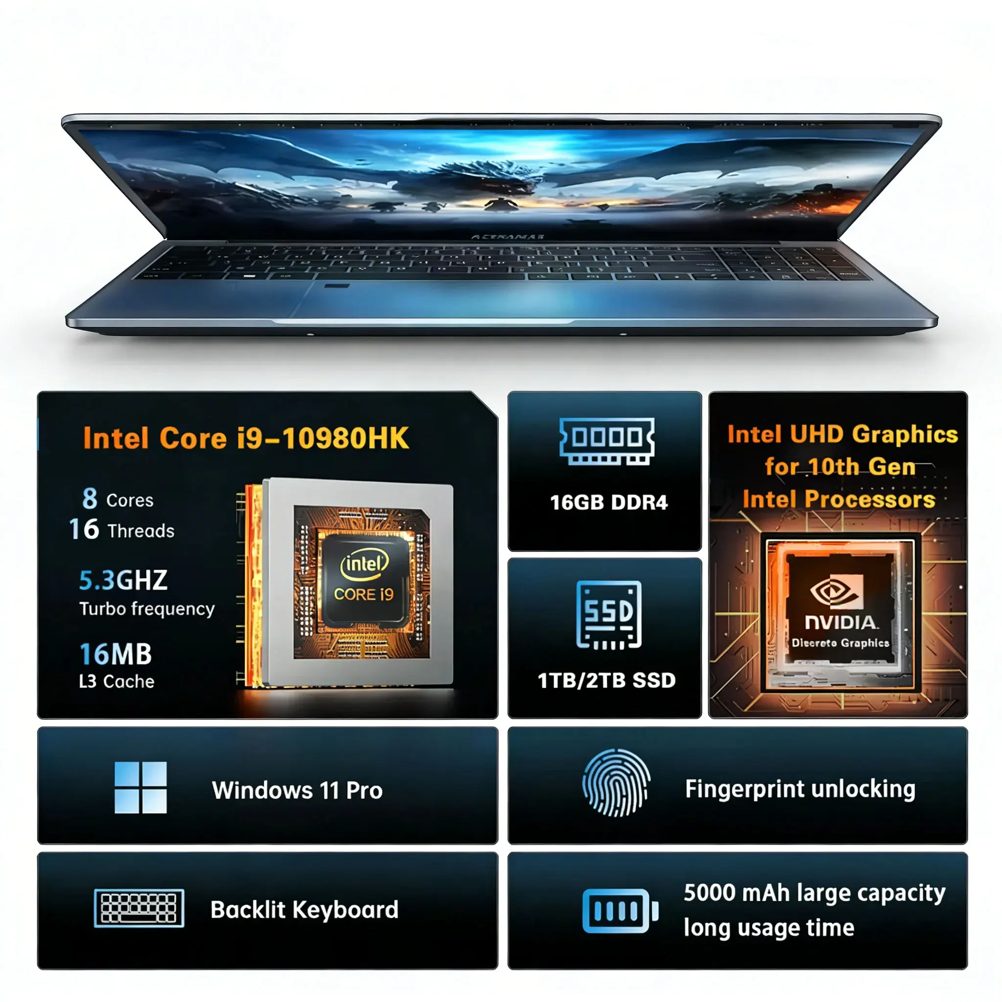 Przenośny laptop gamingowy 15, – Pc Gaming Portable recenzja i cena
