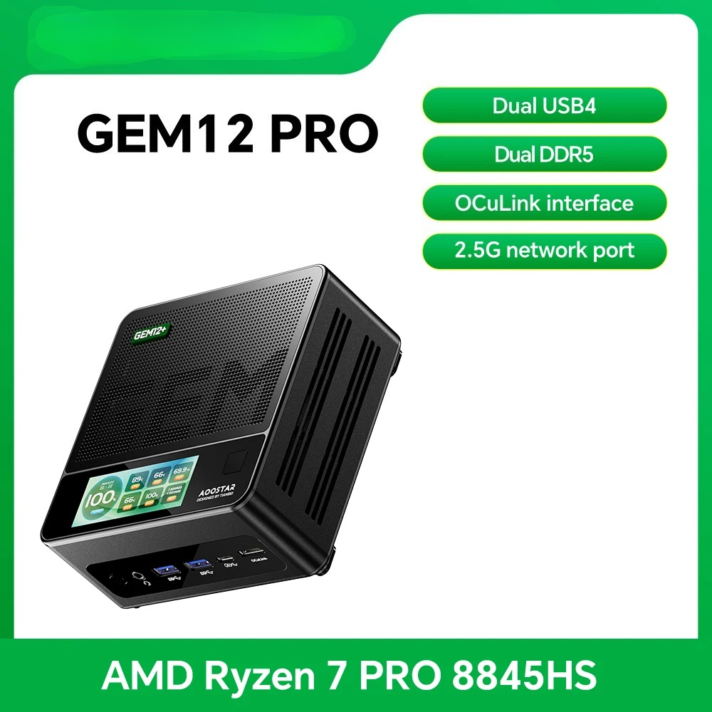 GEM12 Pro Mini PC Ryzen 7 PRO  – Pc Gaming Ryzen recenzja i cena