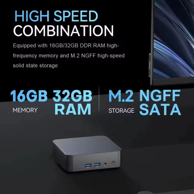 NOWY Mini PC Windows 11 Intel  – Pc Gaming Portable recenzja i cena